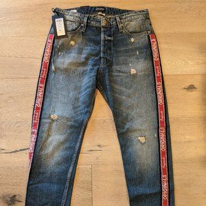Jack & Jones Originals Tapered/Distressed Jeans